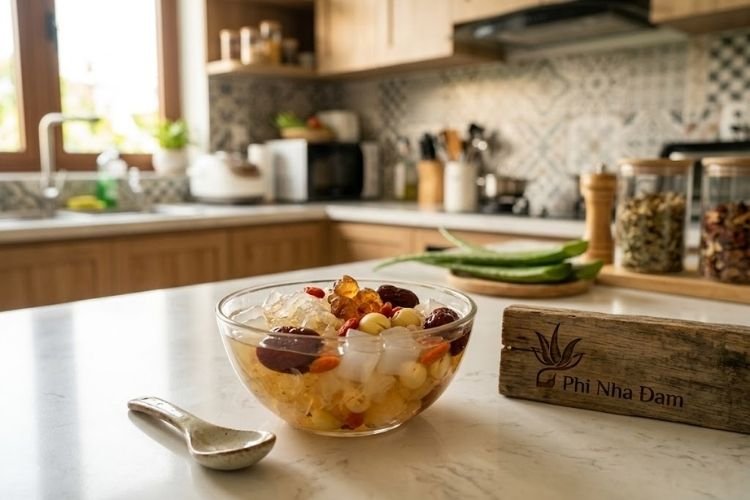 Chè Dưỡng Nhan Tuyết Yến Mix Nha Đam
