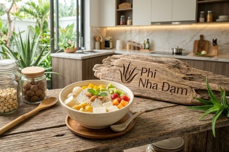 Chè Khúc Bạch Nha Đam Trái Cây