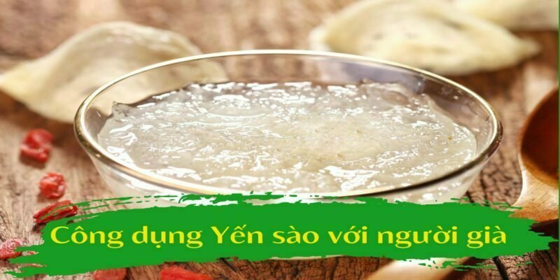 Công dụng yến sào ninh thuận với sức khỏe người già