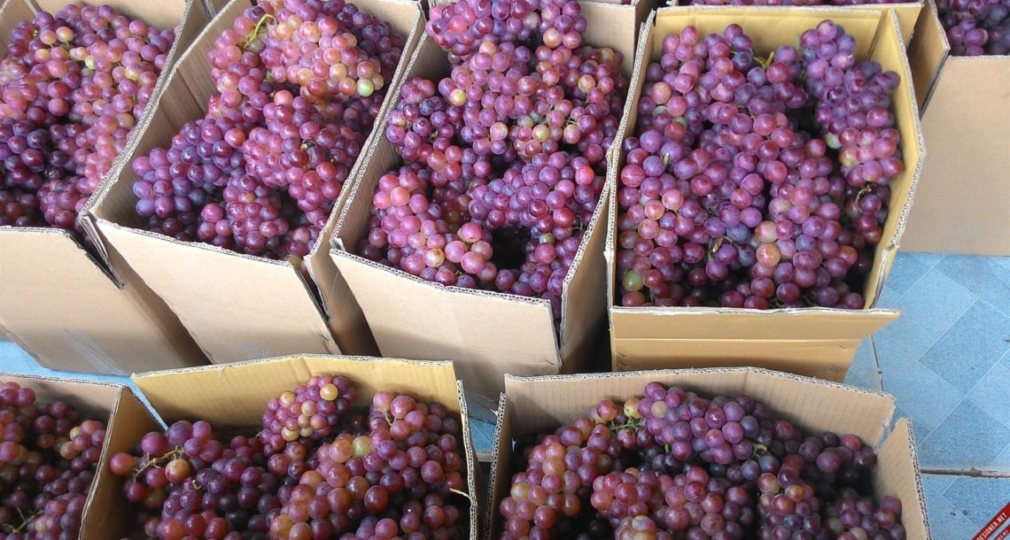 Nho đỏ ninh thuận