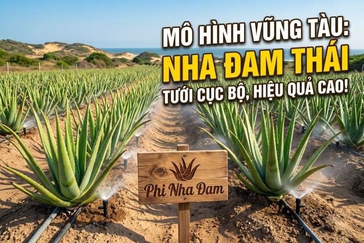 Canh Tác Theo Hàng Bằng Béc Phun Cục Bộ Tại Vũng Tàu