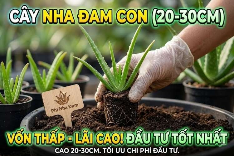 Cây Nha Đam Con (Chiều cao 20cm - 30cm)