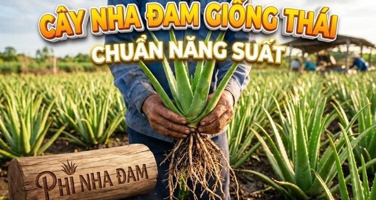 Cây Nha Đam Giống Thái Aloe Vera – Đặc Điểm & Cách Chọn Giống Chuẩn