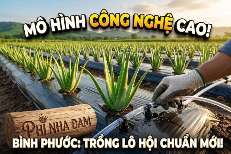 Trồng Lên Luống, Phủ Màng Nông Nghiệp & Tưới Nhỏ Giọt Ở Bình Phước