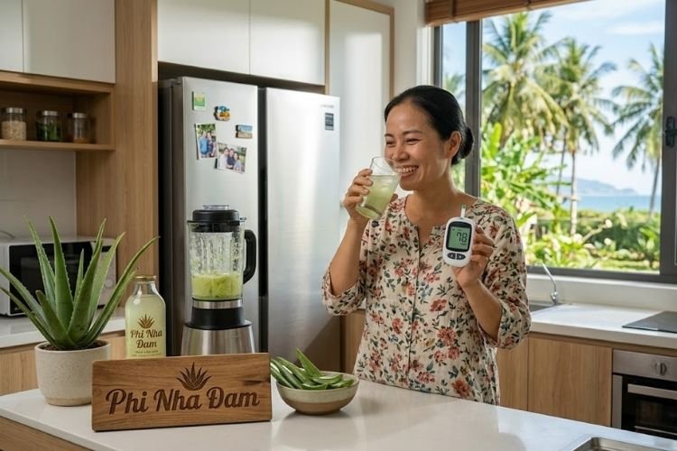 Dùng nha đam hỗ trợ hạ đường huyết an toàn cho người bệnh tiểu đường