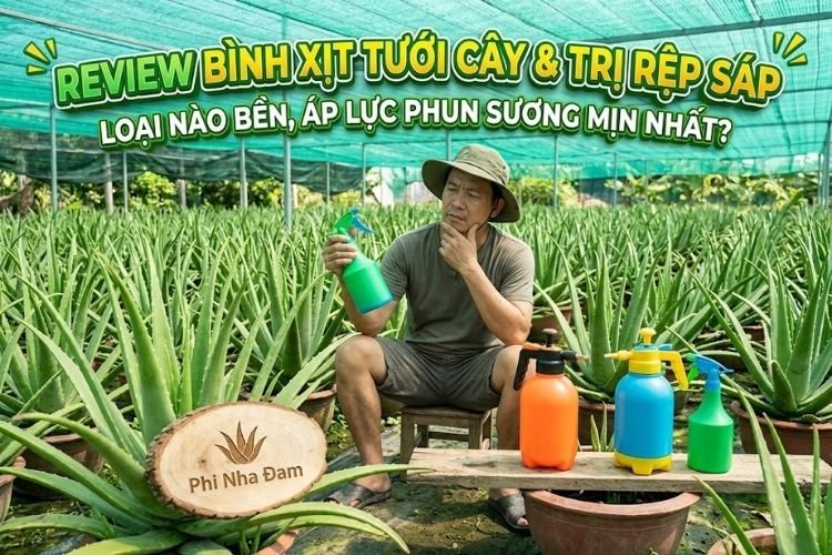 Review Bình Xịt Tưới Cây & Trị Rệp Sáp Loại Nào Bền, Áp Lực Phun Sương Mịn Nhất