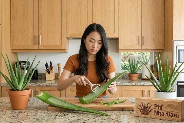 Review các loại dao bào gọt vỏ nha đam Thái không lẹm gân xanh