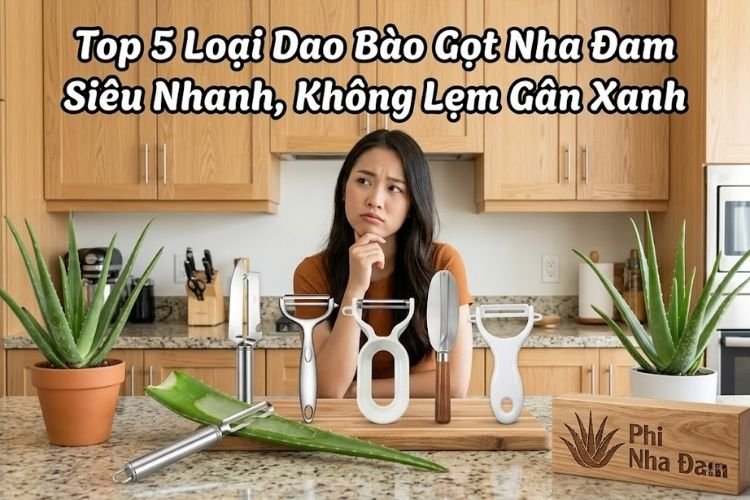 Top 5 Loại Dao Bào Gọt Nha Đam Siêu Nhanh, Không Lẹm Gân Xanh